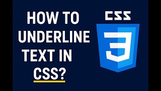 How to underline text using CSS? | Aura Coder