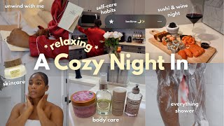 COZY NIGHT ROUTINE | EVERYTHING SHOWER, SKINCARE, FEMININE HYGIENE + SELF-CARE TIPS | UNWIND WITH ME