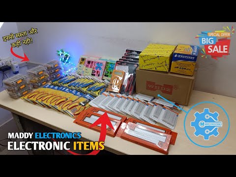 इससे सस्ता और कहा | Cheapest Electronic Components Unboxing and Review | Maddy Electronics Store