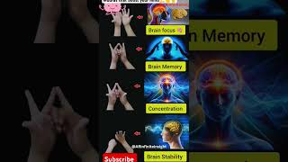 mudras for brain focus,brain memory, concentration #Mudras #BrainFocus #shorts#yogamudras #ytshorts