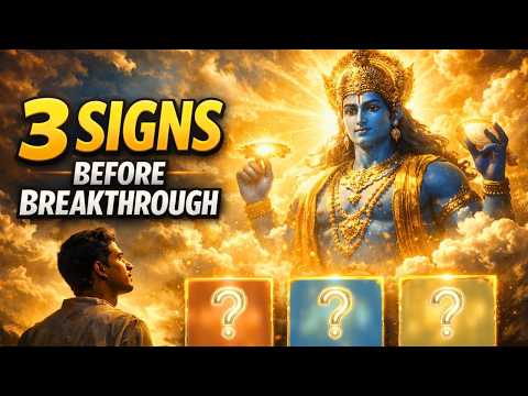 Vishnu Sends These 3 Signs Before a Breakthrough