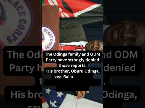 BREAKING UPDATE Raila Odinga Death Rumors Spread: Fact or Fake #railaodinga #railaodingatoday