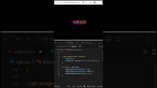 ✨ RGB Light Button Animation using HTML & CSS Pure frontend magic 🌈🔥