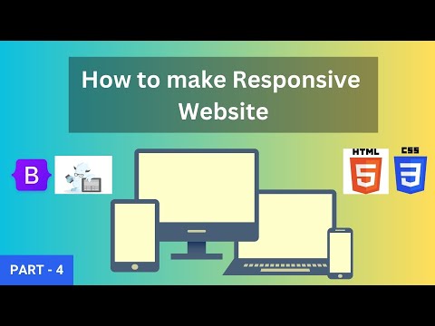 How to make Responsive Website | Media Queries, Responsive framework, Meta tag,  Queries breakpoints