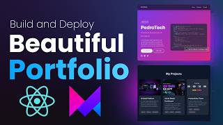 Build And Deploy a Modern Personal Portfolio with ReactJS and Animations | ReactJS Tutorial