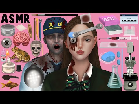 [ASMR|스톱모션] How a high school zombie transforms into a human🧟‍♀️👧  | Human costume | stop motion