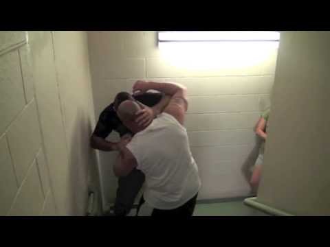 FIGHTING in a stairway! COULD YOU!?