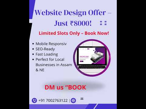 Affordable Website Design Service – Starts at ₹8000!  #digitalmarketing