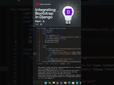 🚀 Integrating Bootstrap in Django Part - 2
