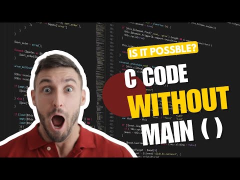 🔍 Can C Code Run Without main() Function? | C Programming Shocking Trick! || LEARN WITH DHRUV 💻🖱️