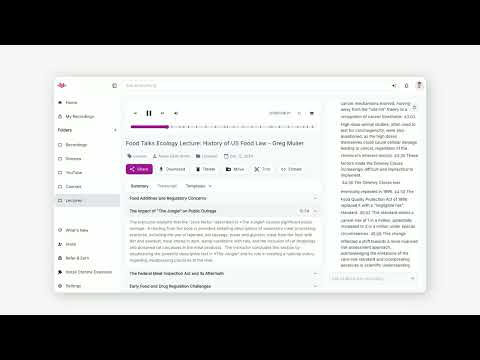 Turn ANY Lecture into Perfect Notes with AI