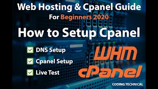 Web Hosting & Cpanel Guide - How to Create  Cpanel in WHM | DNS Setup