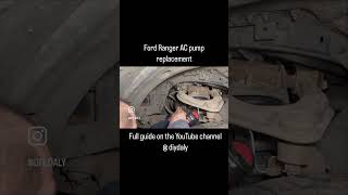 Ford Ranger air con compressor replacement. Full guide on my channel #fordranger