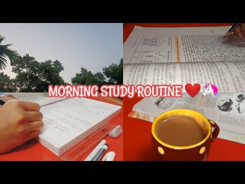 My Morning Study Vlog❤️Study routine🦄 Productive study vlog❤️#vlog #youtube