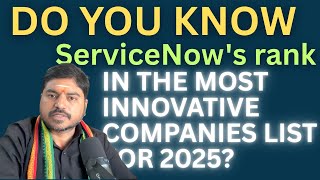 ServiceNow 2025 Innovation Ranking — What They're Not Telling You
