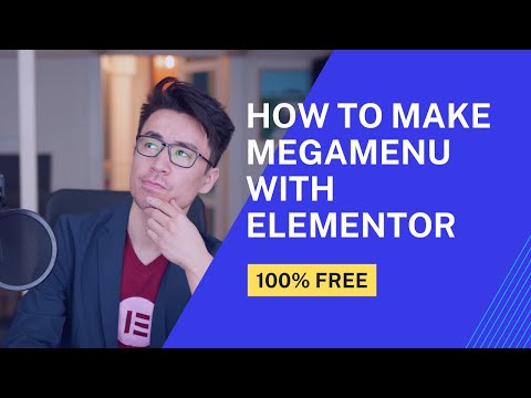 How to make Megamenu with Elementor (100% free)