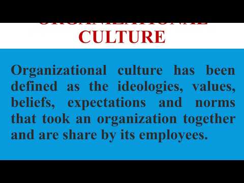 Organizational Culture