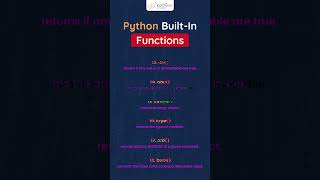 Python Built In Functions