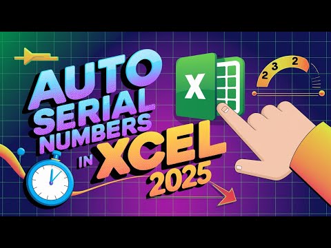 💥 2025 EXCEL HACK: Auto Serial Numbers in Filtered Data | Excel Formula for Number Series