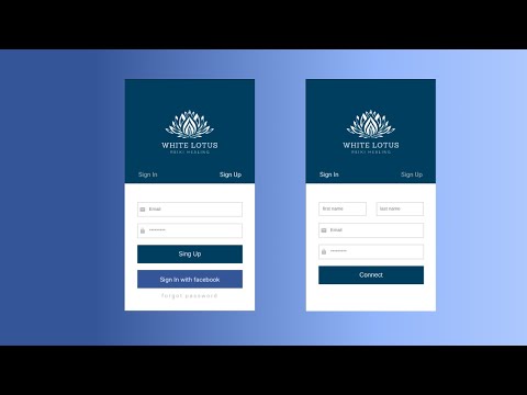 toggle login form with cool animation using Html , CSS, and jquery [Source code]