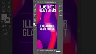 Adobe Illustrator 2025 - illustrator glass effect #adobeillustrator #graphicdesign #glasseffect