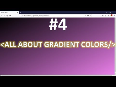 All About Gradient Colors In css,Linear And Radial Gradients[Hindi]