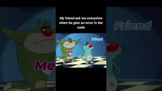 When he gets an error in the code 😁 | #shorts #coding #coderslife