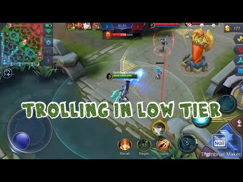 Mobile Legends: Trolling in low tier
