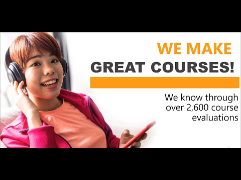 We make great courses!