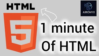 Learn HTML in 1 Minute 🔥 | HTML Basics for Beginners (2025 Tutorial)