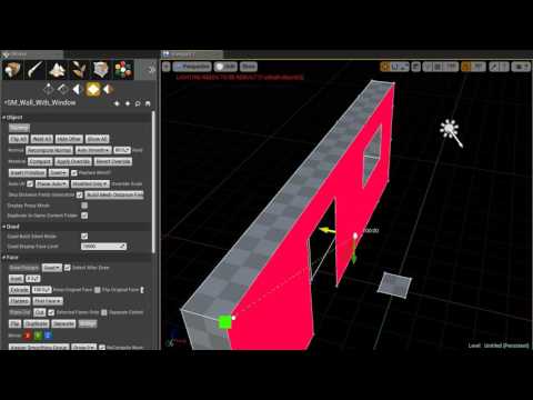 Prototype modular wall with window and door