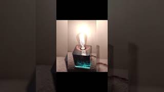 Epoxy resin on Tiktok - Halogen epoxy artisan lamp