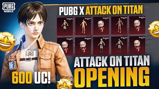 😱ATTACK ON TITAN 600 UC PRIZE PATH AND LUCKY SPIN OPENING