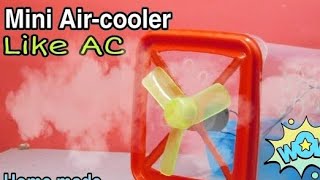 How to Make Air Cooler, 100% Genuine, How to make mini DIY Air-Conditioner