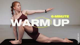 6 Min. Full Body Dynamic Warm Up + Mobility — Gym & Home Workout-Friendly, No Talking