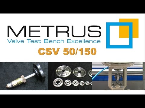 Armaturenprüfstand Für Regel- und Absperrarmaturen - CSV 50/150 - METRUS