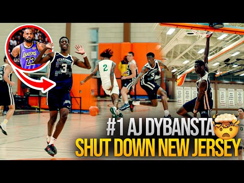 AJ DYBANSTA TURNED INTO PRIME LEBRON AND SHUT THE GYM DOWN! HEATED MATCHUP VS THE PATRICK SCHOOL 🔥