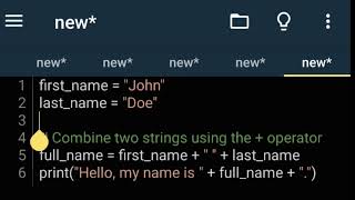 String Concatenation in Python (Level 2, Problem 1)