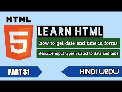 web development series for visually impaired person part 31 describe input types related date, time