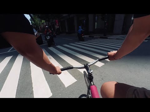FIXED GEAR #7 DOING FOOD PANDA DELIVERIES ON A FIXIE BIKE (POV)