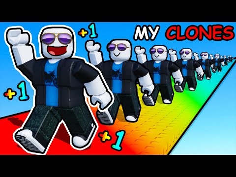 Roblox but EVERY Step +1 CLONE...
