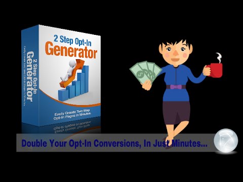 2 Step Opt-In Generator Tool And Email List Builder