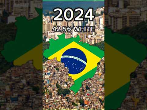 Brazil White Population #mapping #geography #brazil #history #america #fypシ #foryou #trending #viral