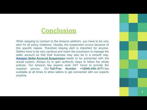 Amazon Seller Account Suspension