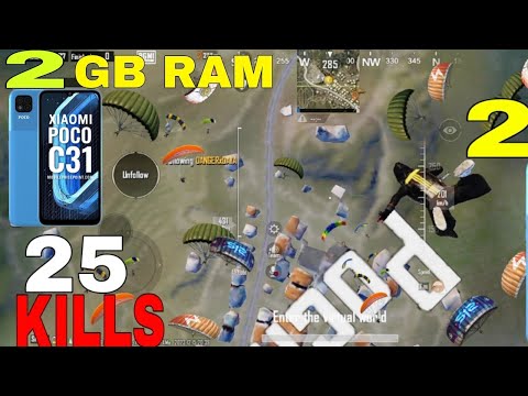 Best gameplay in low device 2GB RAM Poco C31🥶🥶 #bgmi #gameplay #pococ31 #richpubg