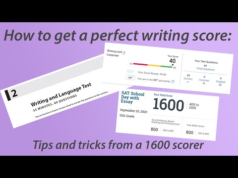 How to get a perfect score on the SAT grammar questions: tips from a 1600 scorer