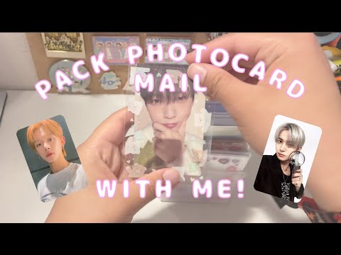 pack photocards with me while I yap about kpop! (mostly enhypen and txt) part 3