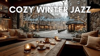 Cozy Winter Jazz Piano | Relaxing Coffee Shop Ambience | Smooth Instrumental Music