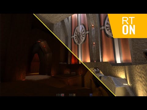 Quake 2 RTX - Ray Tracing ON vs OFF Comparison