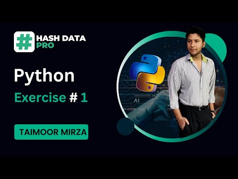 Python Basic Exercise#1 | Python Course Day# 9 | Python Tutorial